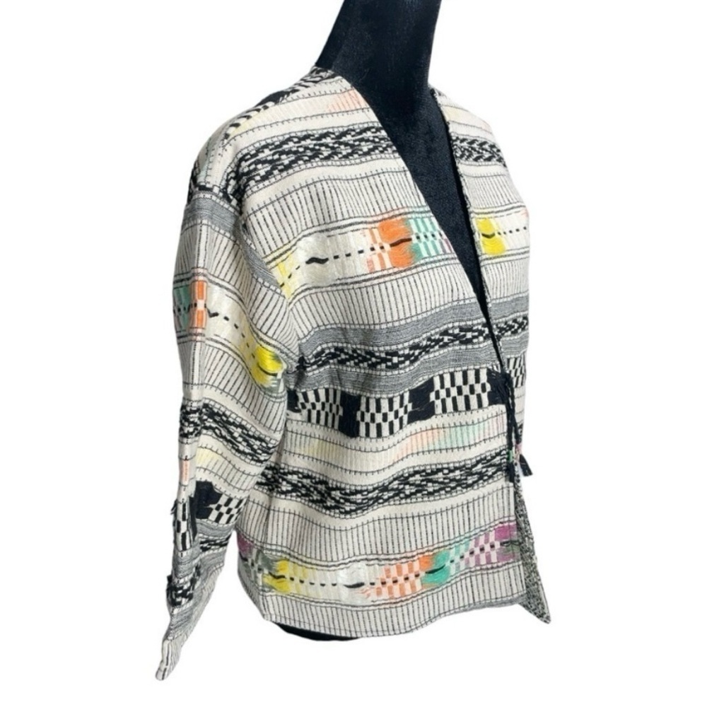 Zara Girls Boho Ethnic Woven Jacket – Size 11/12 - Picture 3 of 14